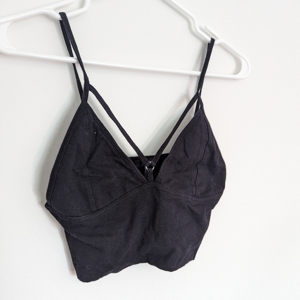 Black bralette from Forever21